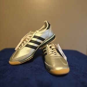 adidas SL 72 OG W Off White Metallic Silver Black Gum Sneakers JS3978 Women